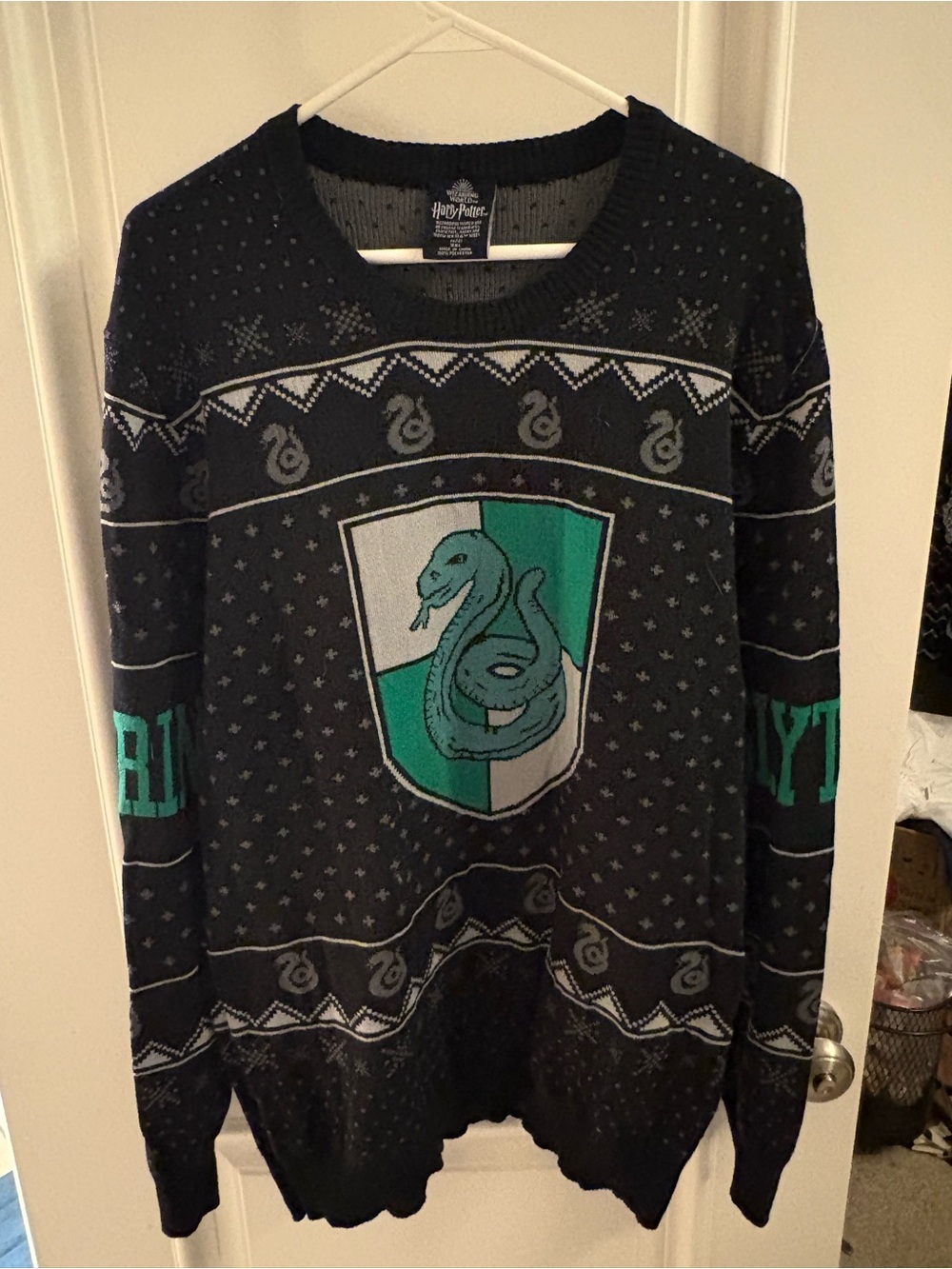 Harry Potter Slytherin Crest Sweater